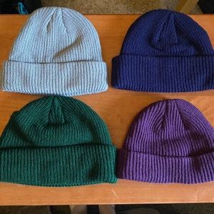 4 Brand New Beanies